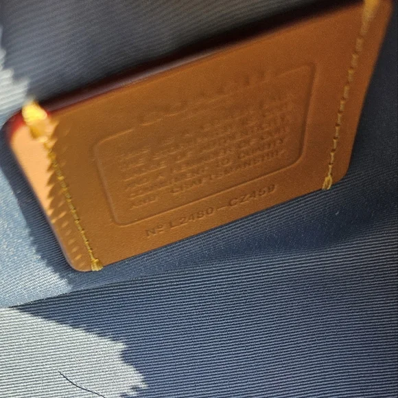 NWT Coach NOLITA DenimSignature Barrel Bag - Picture 11 of 12